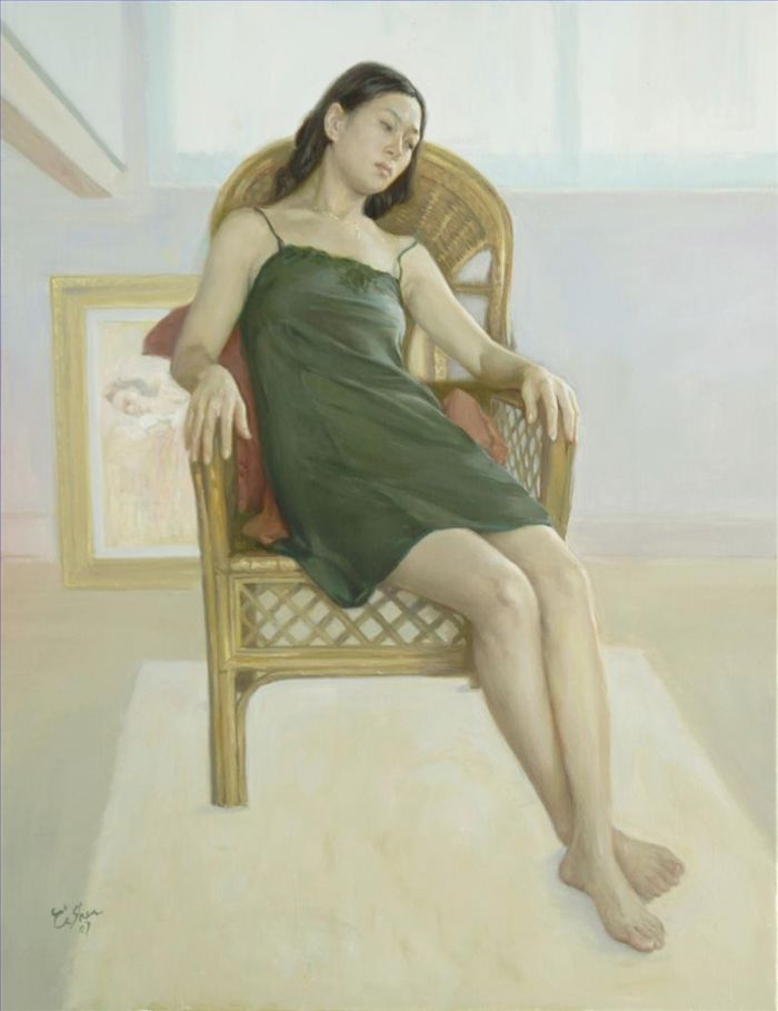 Zhang Zishen's Contemporary Oil Painting - Figure Painting