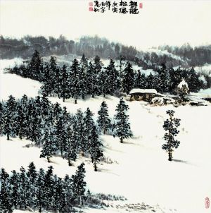Contemporary Artwork by Zhao Chunqiu - The Voice of Pine Trees