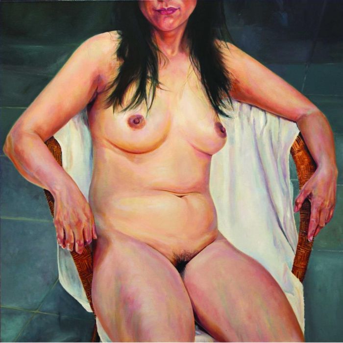 Zhao Heng's Contemporary Oil Painting - Nude