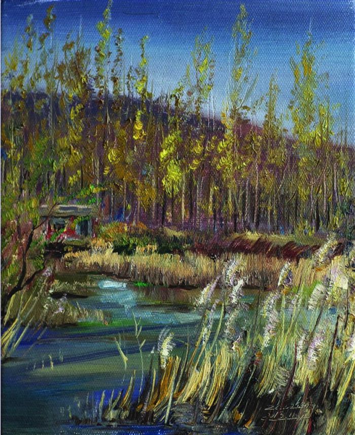 Zhao Heng's Contemporary Oil Painting - Scenery