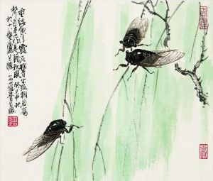 Contemporary Chinese Painting - Cicada