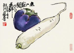 Contemporary Chinese Painting - Vegetable