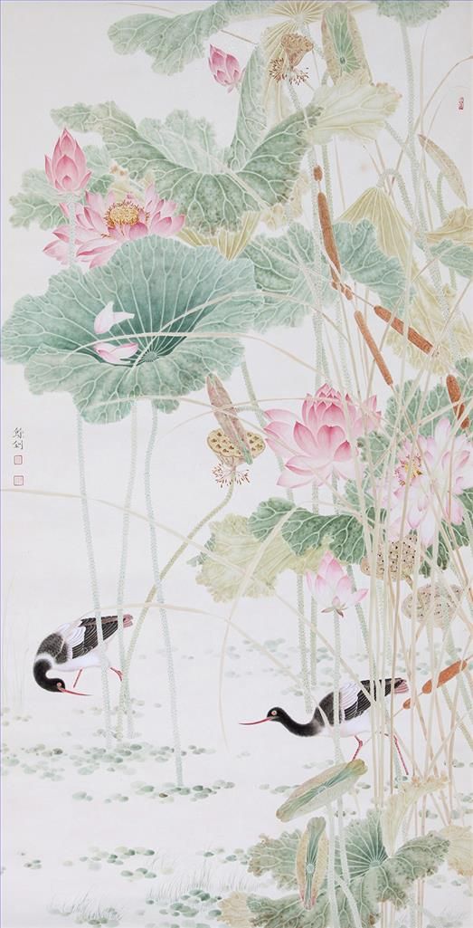 Zhao Yuzhao's Contemporary Chinese Painting - Autumn Tour