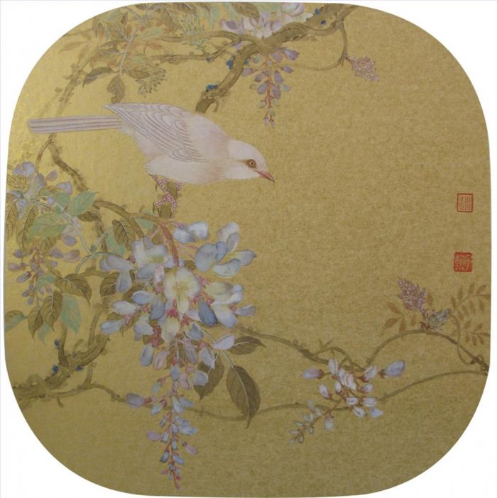 Zhao Yuzhao's Contemporary Chinese Painting - Painting of Flowers and Birds in Traditional Chinese Style