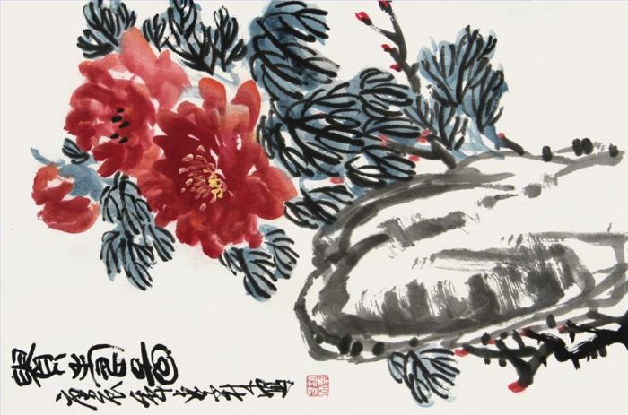 Zhao Zilin's Contemporary Chinese Painting - Painting of Flowers and Birds in Traditional Chinese Style