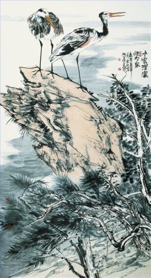 Contemporary Artwork by Zheng Guixi - Painting of Flowers and Birds in Traditional Chinese Style 12