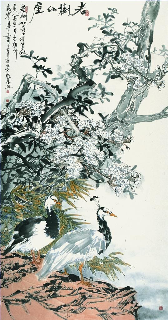 Zheng Guixi's Contemporary Chinese Painting - Painting of Flowers and Birds in Traditional Chinese Style 6
