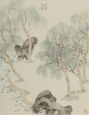 Contemporary Chinese Painting - Coolness in Summer