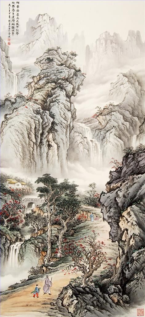 Zhou Jinshan's Contemporary Chinese Painting - Landscape