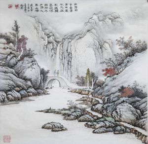 Contemporary Artwork by Zhou Jinshan - Poetic Flovour 3