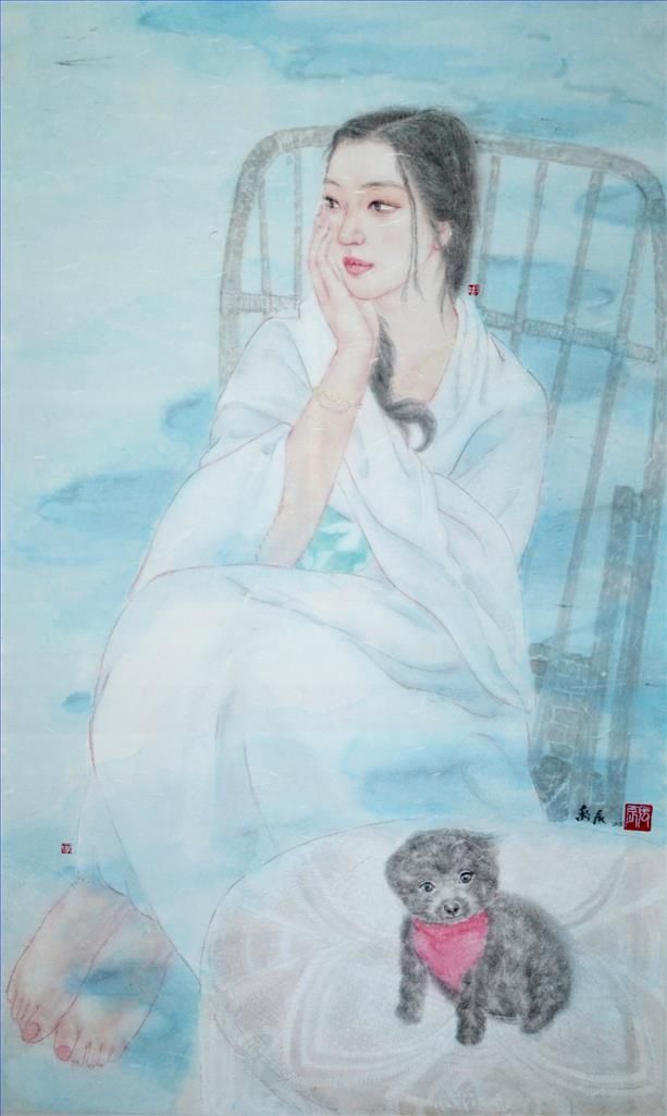 Zhou Nan's Contemporary Chinese Painting - Fragrance
