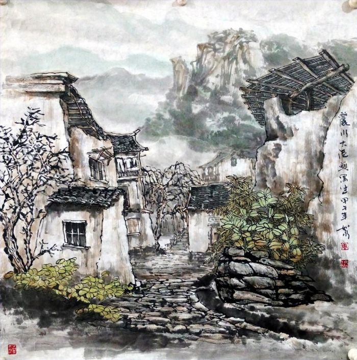 Zhou Rushui's Contemporary Chinese Painting - Landscape 2