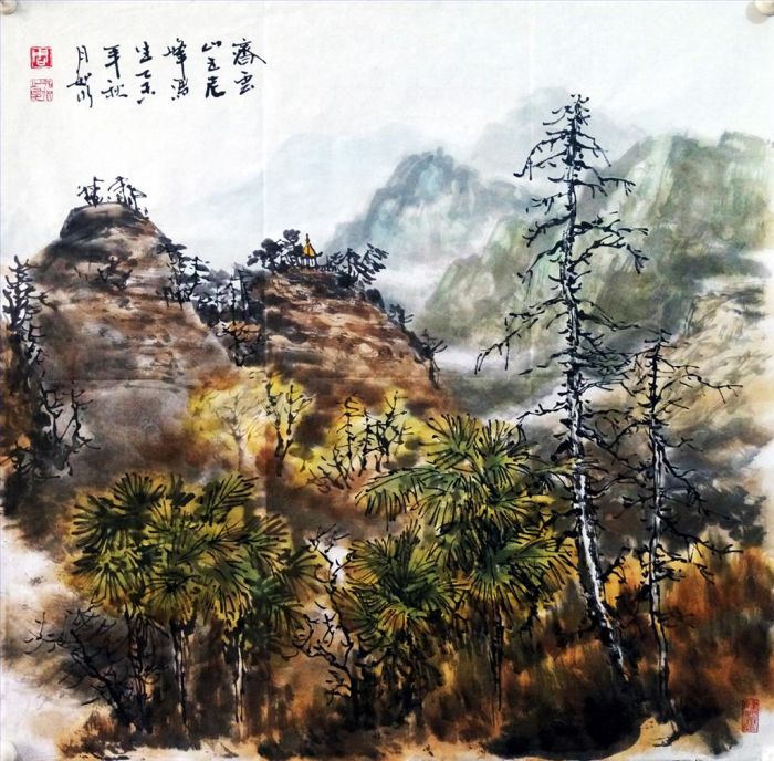 Zhou Rushui's Contemporary Chinese Painting - Landscape 4