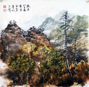 Contemporary Artwork by Zhou Rushui - Landscape 4