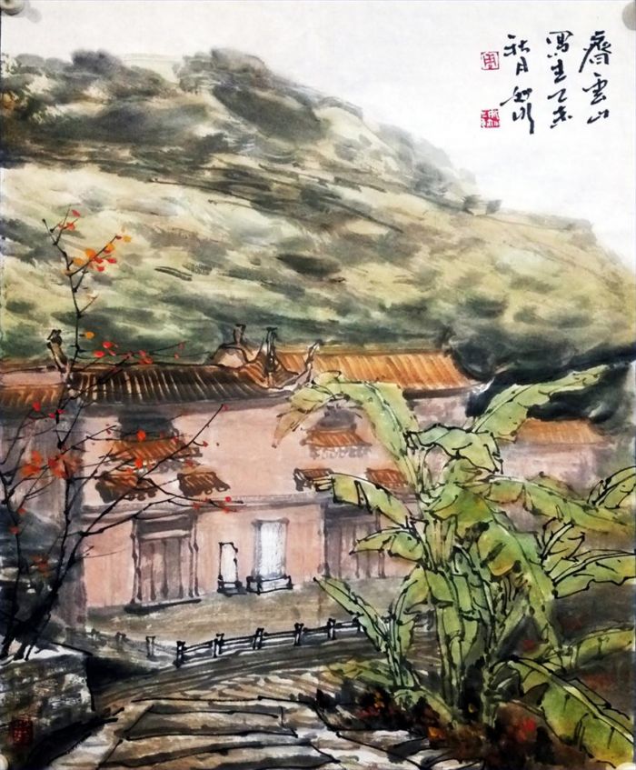 Zhou Rushui's Contemporary Chinese Painting - Landscape 5