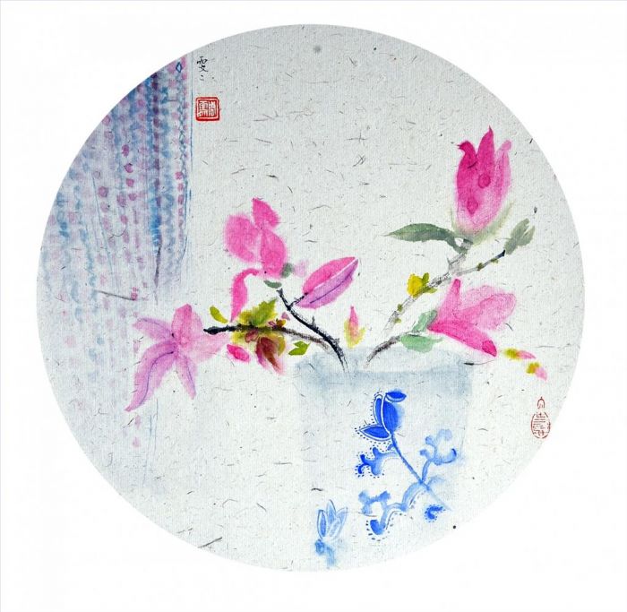 Zhou Wenwen's Contemporary Chinese Painting - Fragrance 2