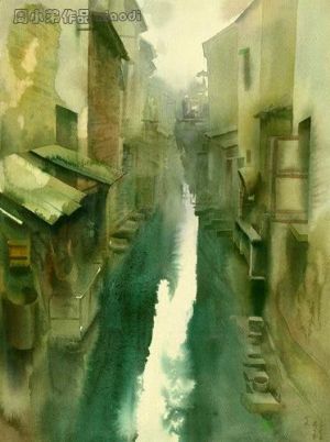 Contemporary Artwork by Zhou Xiaodi - Water Alley