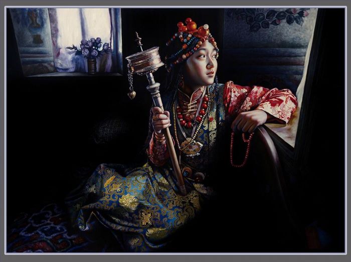 Zhou Yao's Contemporary Oil Painting - Gone With The Clouds