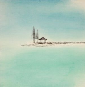 Contemporary Chinese Painting - A Peaceful Land