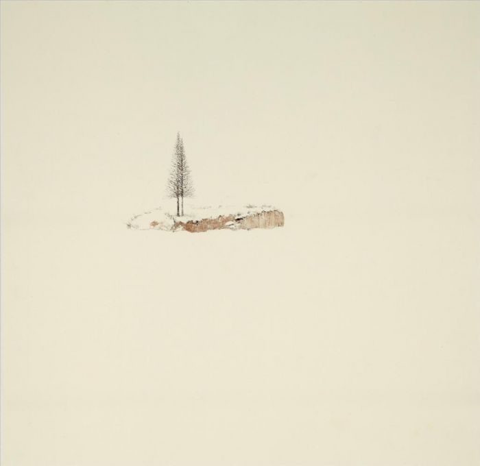 Zhu Jian's Contemporary Chinese Painting - Loneliness