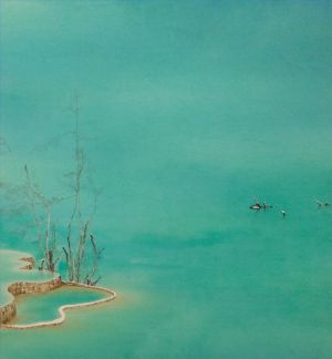 Contemporary Chinese Painting - Snow Covered Landscape 2