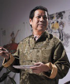 Contemporary Chinese Painting Artist Kong Qingchi