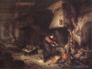 Artist Adriaen van Ostade's Work - Alchemist