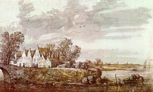 Artist Aelbert Cuyp's Work - Landscape 1640