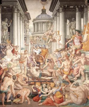 Artist Agnolo Bronzino's Work - Martyrdom Of St Lawrence