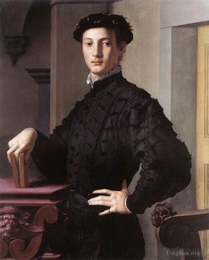 Artist Agnolo Bronzino's Work - Portrait of a Young Man