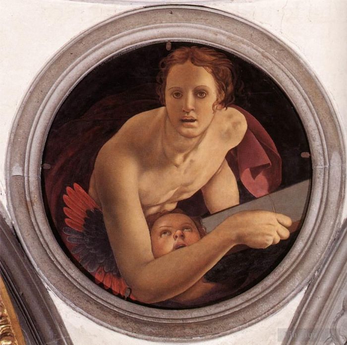 Agnolo Bronzino Oil Painting - St Matthew