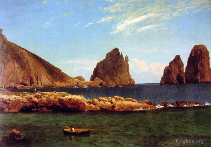 Albert Bierstadt Oil Painting - Capri