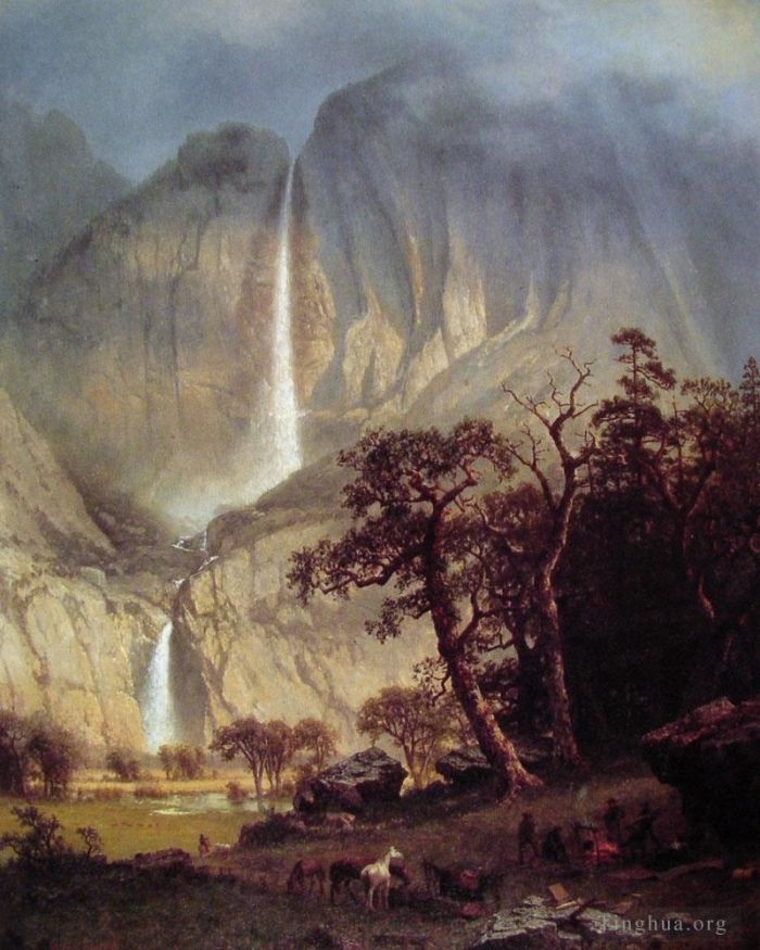 Albert Bierstadt Oil Painting - Cholooke