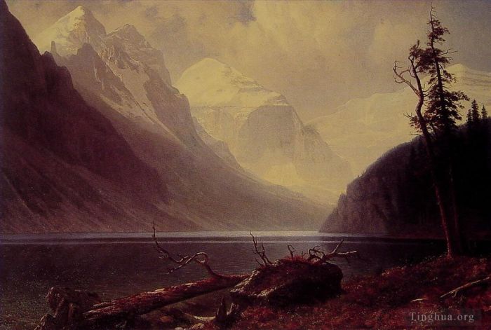 Albert Bierstadt Oil Painting - Lake Louise