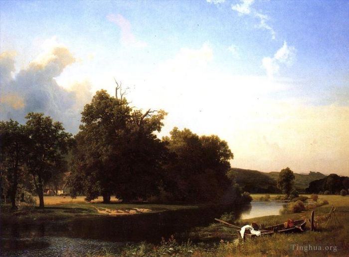 Albert Bierstadt Oil Painting - Westphalia