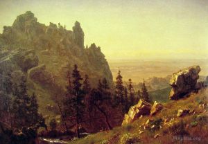 Artist Albert Bierstadt's Work - Wind River Country