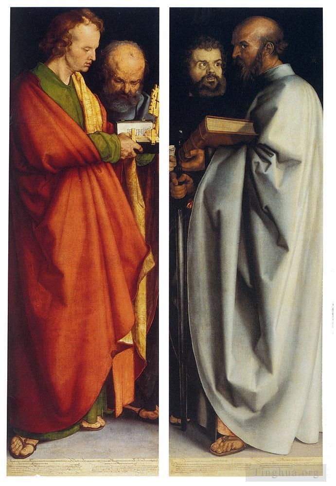 Albrecht Durer Oil Painting - Four Apostles