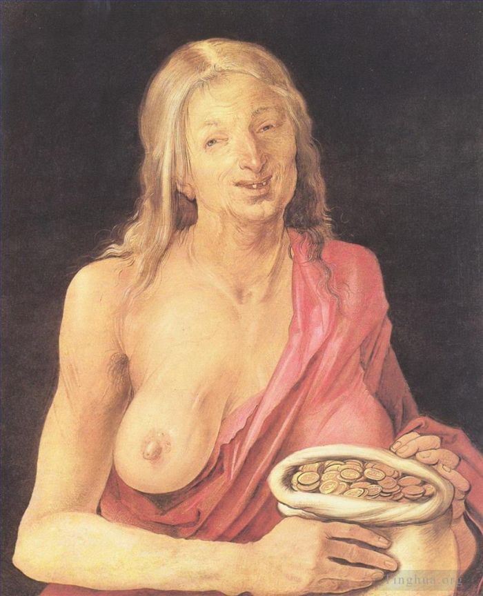 Albrecht Durer Oil Painting - Avarice