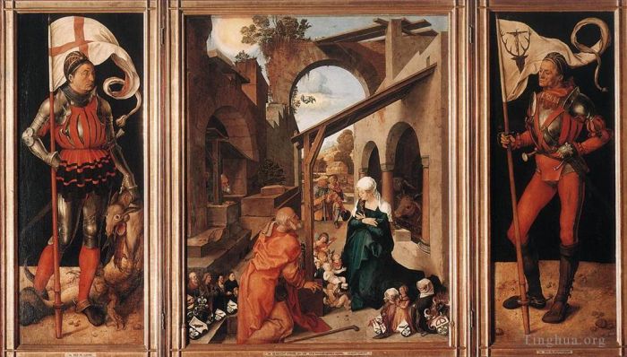 Albrecht Durer Oil Painting - Paumgartner altarpiece