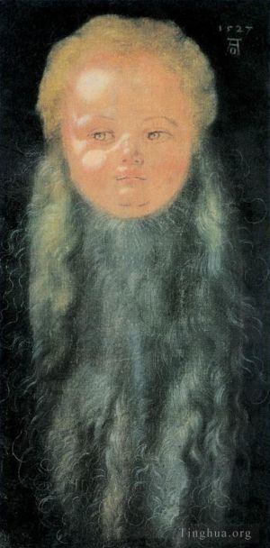 Artist Albrecht Durer's Work - Portrait of a Boy with a Long Beard