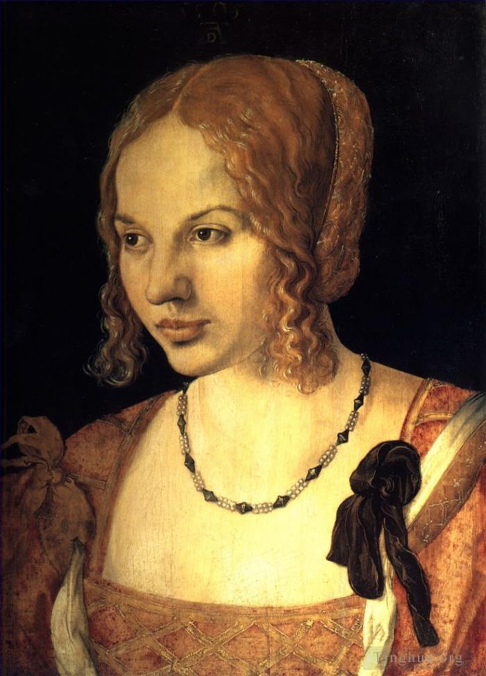 Albrecht Durer Oil Painting - Portrait of a Young Venetian Woman
