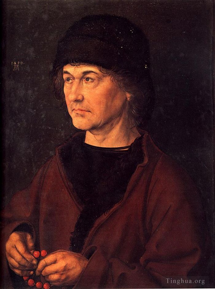 Albrecht Durer Oil Painting - Portrait of the Elder