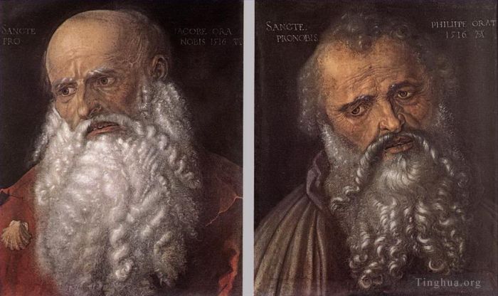 Albrecht Durer Oil Painting - The Apostles Philip and James