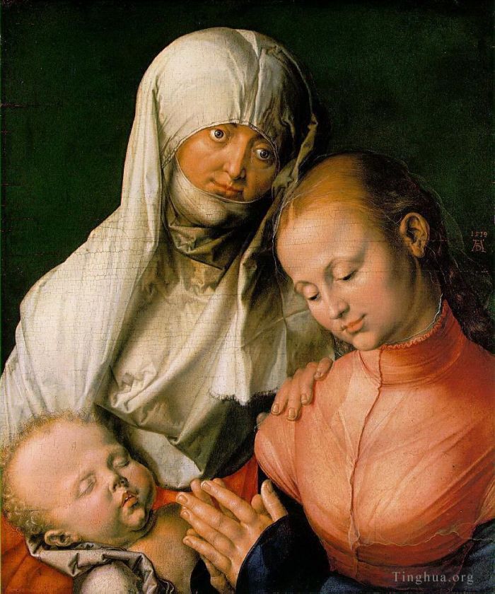 Albrecht Durer Oil Painting - Virgin and Child with Saint Anne