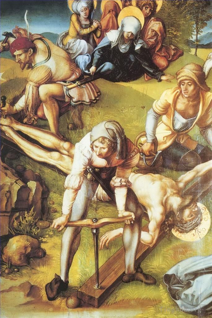 Albrecht Durer Various Paintings - Crucifixion