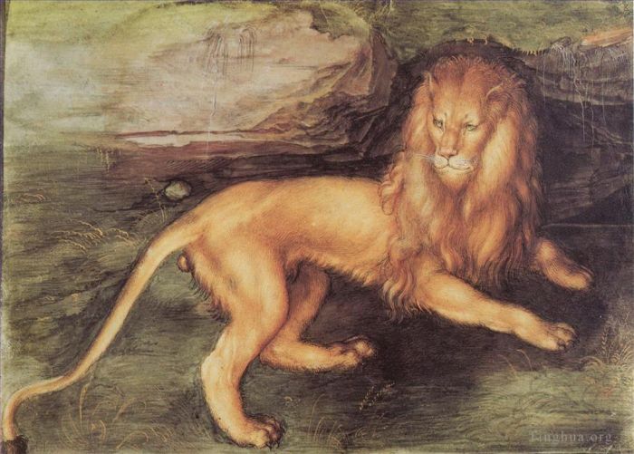 Albrecht Durer Various Paintings - Lion