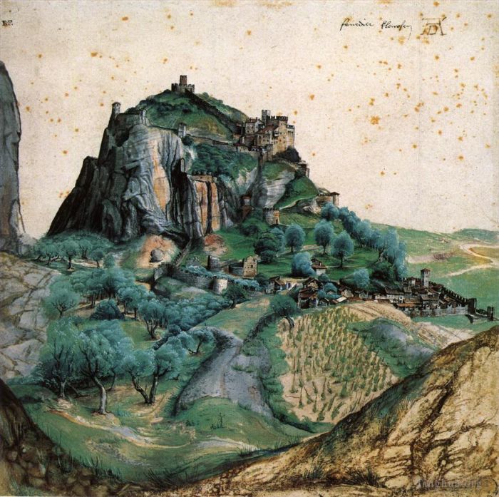 Albrecht Durer Various Paintings - View of the Arco Valley in the Tyrol