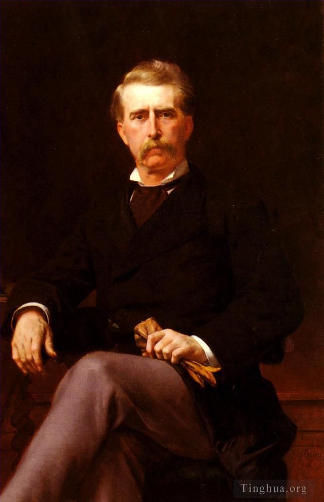 Alexandre Cabanel Oil Painting - Portrait De John William Mackay