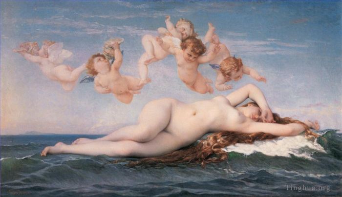 Alexandre Cabanel Oil Painting - The Birth of Venus