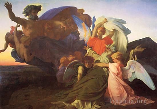 Alexandre Cabanel Oil Painting - The Death of Moses